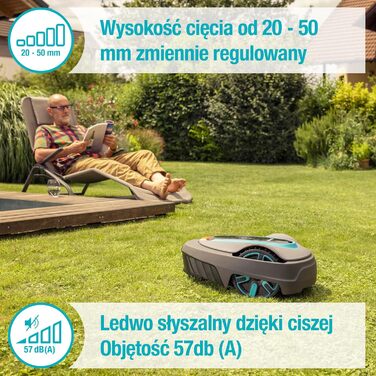 Робот-газонокосачка Gardena SILENO city 250 для ділянок до 250 м² (PL-версія)