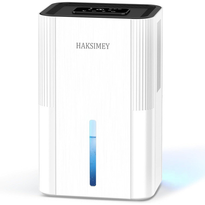 Електричний осушувач повітря 2800 мл з функцією відтавання та таймером, тихий осушувач для дому, підходить для підвалу, ванної кімнати, з 7-кольоровим LED-підсвічуванням та нічним режимом