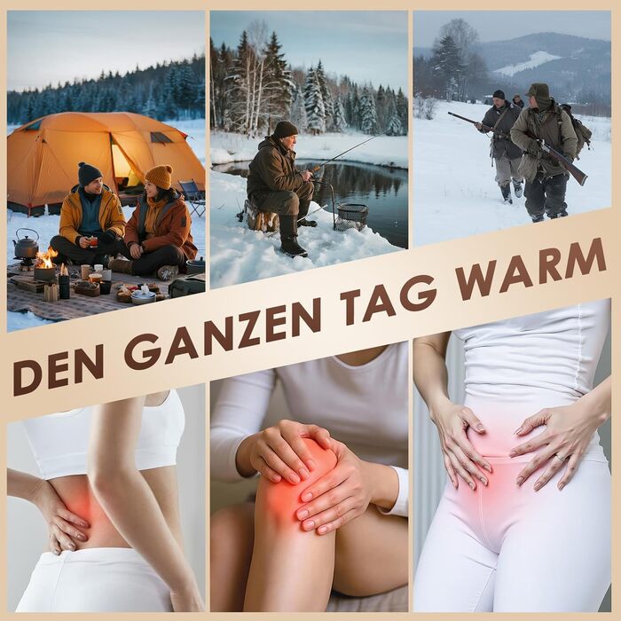 Електричні грілки для рук 2 шт. з акумулятором 6000mAh, 5 режимів нагріву, USB, для кемпінгу та активного відпочинку, подарунок для жінок та чоловіків (Золотий)