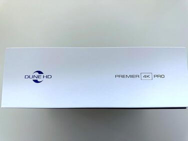 Dune HD Premier 4K Pro Android TV 11 | Потоковий медіаплеєр | Netflix 4K Dolby Vision & Atmos | 4 ГБ/32 ГБ, слот HDD 2.5, AV1, Wi-Fi 6, 1 Гбіт, ISO DV P7 FEL MKV AFR | HDR10+ | DTS |