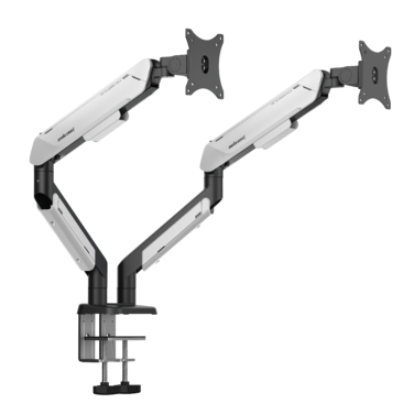Настільне кріплення для двох моніторів Anda Seat Stealth PRO II Duo 17’’-42’’ Black & White