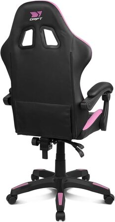 Ігровий крісло DRIFT GAMING DR35 - комфорт та підтримка для геймерів, чорно-сірий колір, з подушками для спини та шиї, регульоване, на міцній базі, з підлокітниками