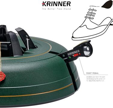 Підставка для ялинки Krinner Tree Genie XXL Deluxe, зелена