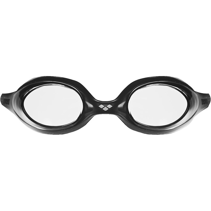 Плавальні окуляри ARENA Spider для дорослих унісекс із захистом від туману, плавальні окуляри із захистом від ультрафіолету, самонастраивающаяся перенісся, гіпоалергенні силіконові прокладки (чорний (прозорий чорний-чорний), комплект з футляром для плавал