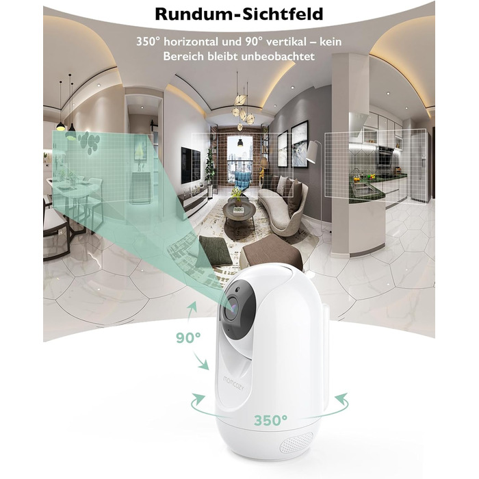 Радіоняня Momcozy з камерою 5