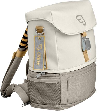 Рюкзак Stokke JetKids Crew BackPack - Легкий, розширюваний рюкзак - Практичний для школи та подорожей - Регульований і водовідштовхувальний - Ідеально підходить для дітей віком від 2 до 7 років Білий