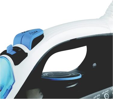 Праска з парою Silva-Homeline DB 2201: антикапля, антинакип, самоочищення, 2200 Вт, темно-сірий/білий/блакитний