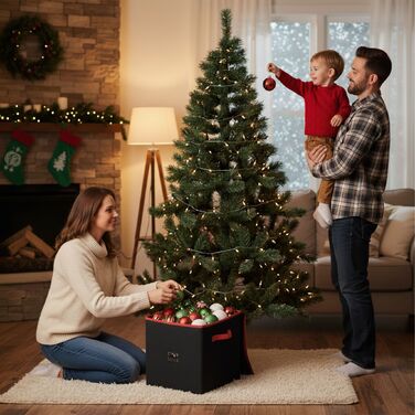 Коробка для зберігання новорічних кулі