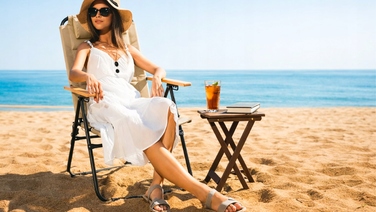 Міцний та зручний металевий садовий стілець для тераси та двору