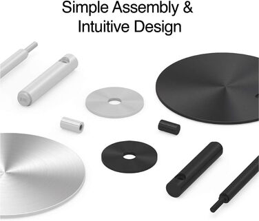 Підставка для навушників Just Mobile Avant - стильний стійкий тримач з алюмінію (чорний)