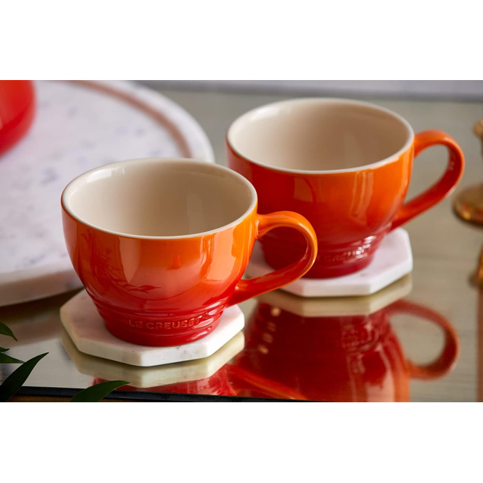 Капучино Tasse Le Creuset, 400 мл, кераміка, Червоний, 70304400900002 Flint