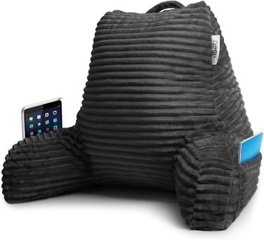 Подушка для читання Nestlé з подрібненим Memory Foam, розкішна подушка для спини та рук, регульована підтримка для дорослих та підлітків