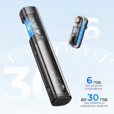 Бездротовий мікрофон BOYA Magic-03 Type-C/TRS Black