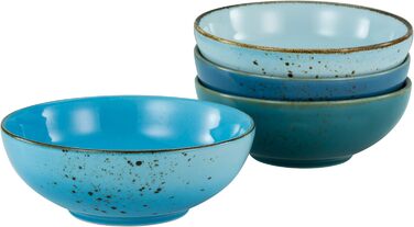 Набір посуду 4шт, миска для пластівців, Nature Collection Aqua, Smoothibowl - Aqua, 23432