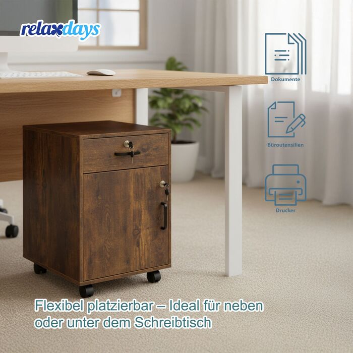 Замкнений роликовий контейнер Relaxdays