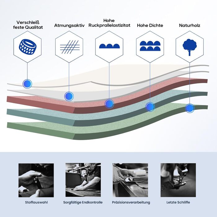 Офісний крісло Colamy: ергономічний, з високою спинкою, регульовані підлокітники, шкіряне покриття, чорний