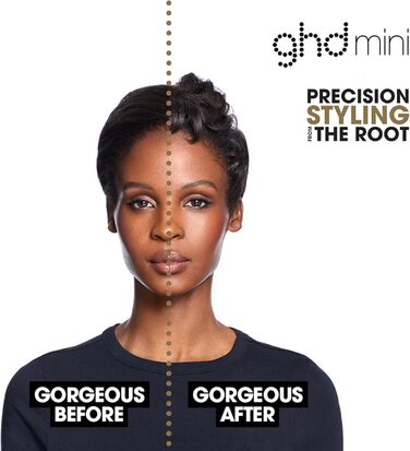 Випрямляч для волосся ghd Mini - Slim Plate, чорний, для короткого волосся та чубів
