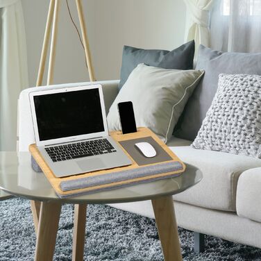 Підставка для ноутбука Relaxdays з підкладкою для зап'ястя та килимком для миші