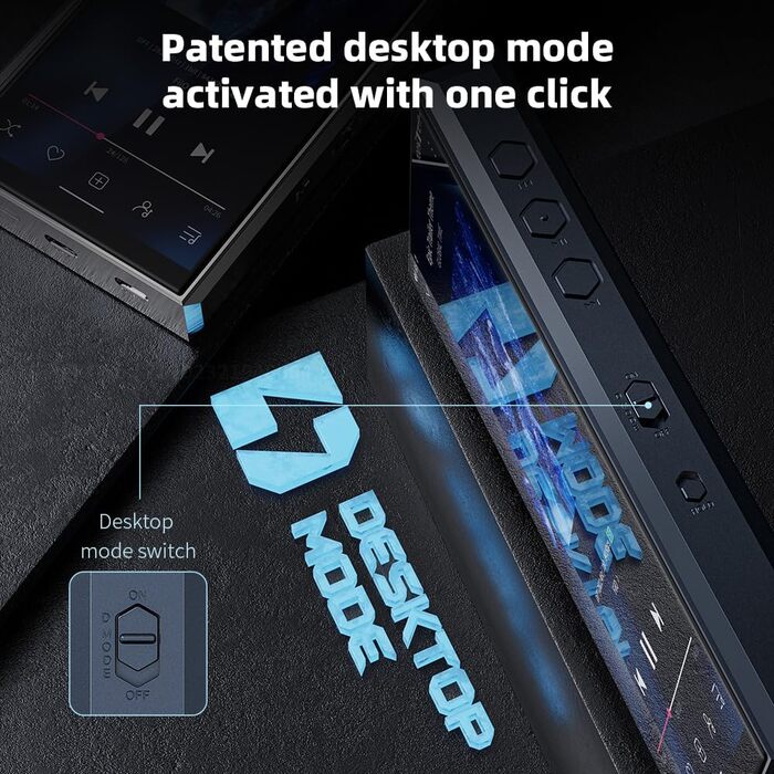 Портативний Hi-Res музичний плеєр FiiO M23, синій