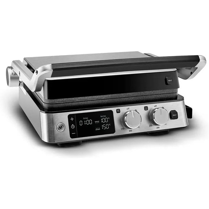 Тостер-контактний гриль Karaca Toastmaster 3 в 1, чорний, для 4-х тостів, з антипригарним покриттям