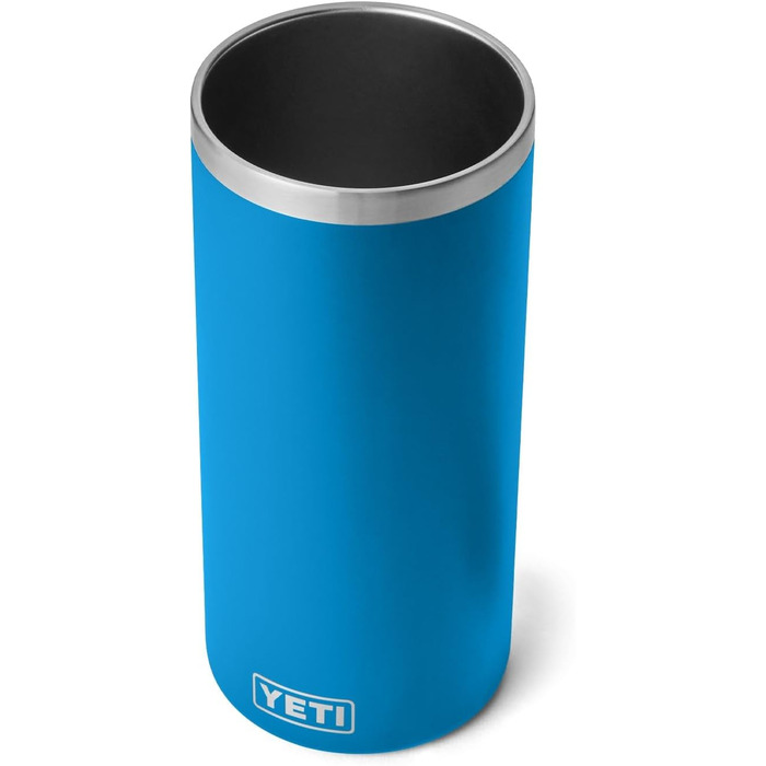 YETI Rambler Wine Chiller, сталевий ізольований охолоджувач для вина, блакитний колір Big Wave Blue