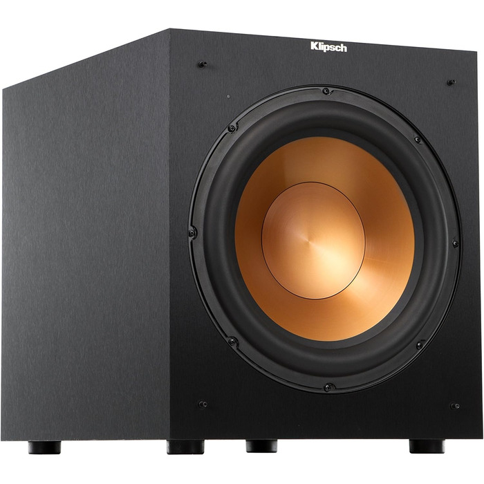 Сабвуфер Klipsch R-112SW, вихід 118 дБ, чорний (R-12 SW, одинарний)