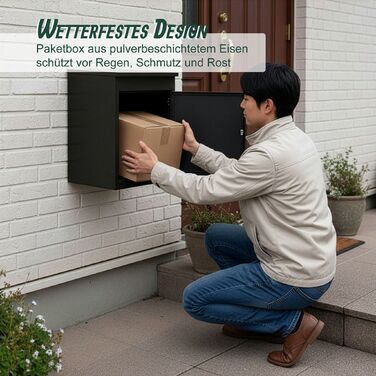 Коробка для зберігання Relaxdays, підходить для монтажу на підлозі та стіні