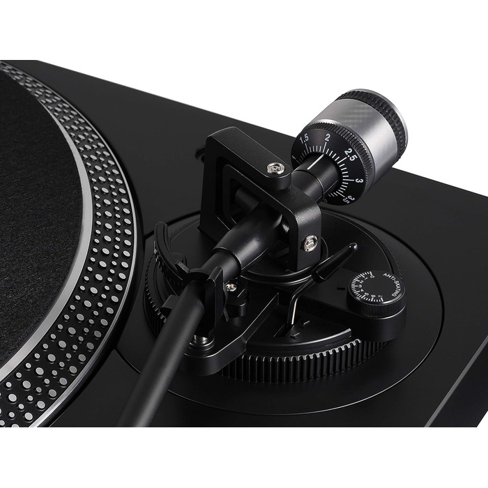 Програвач вінілу Audio-Technica LP120XUSB чорний, з Bluetooth, USB, аналоговий, прямий привід, комплект із вугільною щіткою