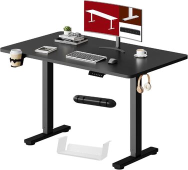 SANODESK Електричний регульований стіл 180x80 см – Ергономічний стіл для дому та офісу з пам'яттю, Комп'ютерний стіл, Standing Desk