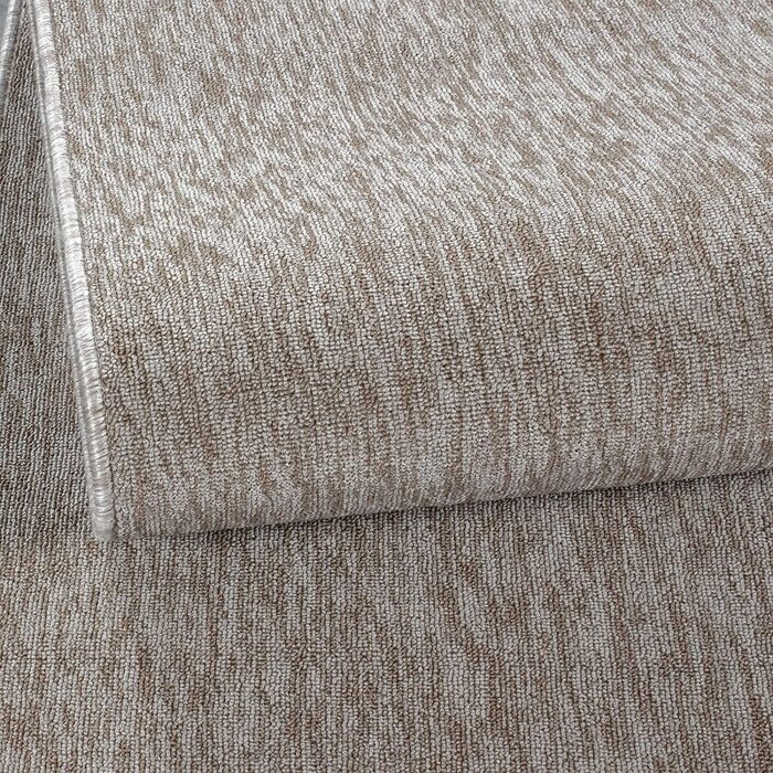 Килим з коротким ворсом Плоский тканий килим з петлями, легкий у догляді для вітальні, спальні та дитячої, світло-сірий (бежевий, 120x170 см)