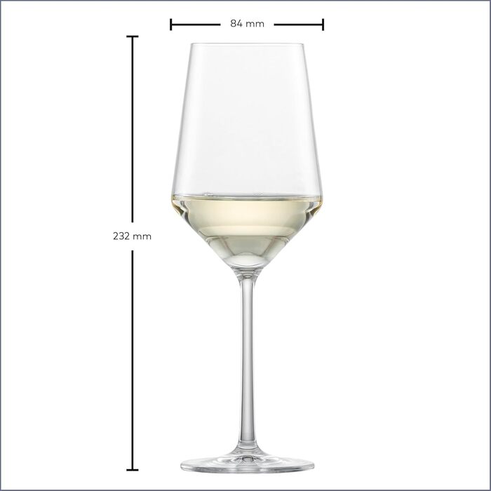 Келих для білого вина Zwiesel Glas Sauvignon Blanc Pure, набір з 2 шт. , можна мити в посудомийній машині, Tritan Crystal, Зроблено в Німеччині