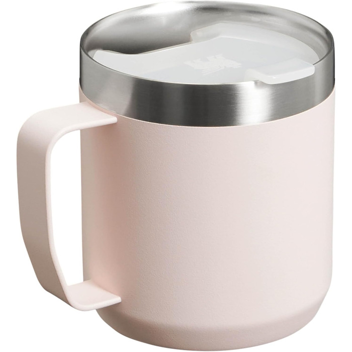 Термокружка Stanley Classic Legendary Camp Mug 0.35L - Рожевий Кварц - Зберігає тепло 1.5 год, холод 3 год - Нержавіюча сталь, BPA Free