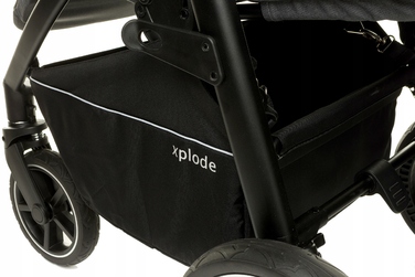 Дитячий візок-прогулянка Future Design Xplode, колір Seal Grey, з пневматичними колесами