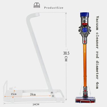 Універсальна вакуумна підставка та полиця Yuhtech для пилососа Dyson V6 V7 V8 V10