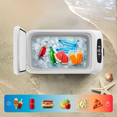 Термоелектричний автохолодильник Peme Ice On 28.3L з LCD дисплеєм, USB, 12/230V – для кемпінгу, подорожей, автомобіля (помаранчевий)