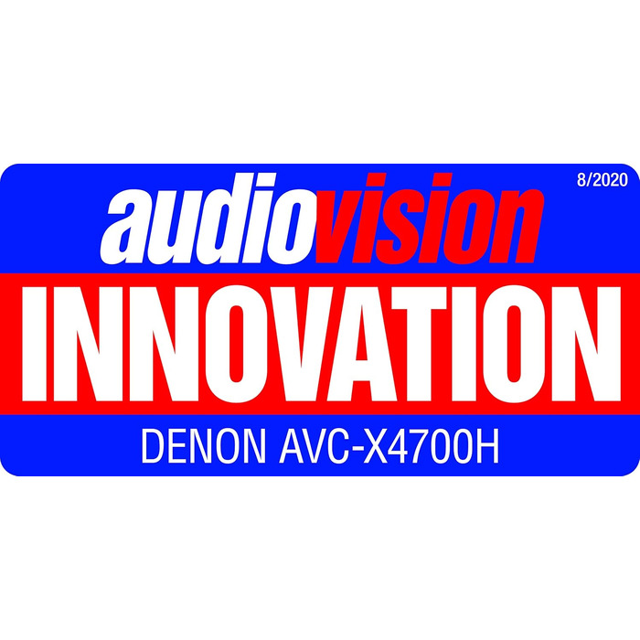 Канальний AV підсилювач Denon AVC-X4700H, 8K, Dolby Atmos, Alexa, HEOS, AirPlay 2, срібло, 9.2-