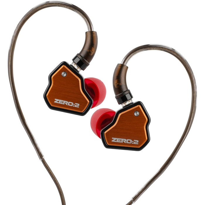 Гц x Crinacle Zero 2 IEM, 10 мм драйвер, дротовий, ігровий, кабель OFC, помаранчевий, 7