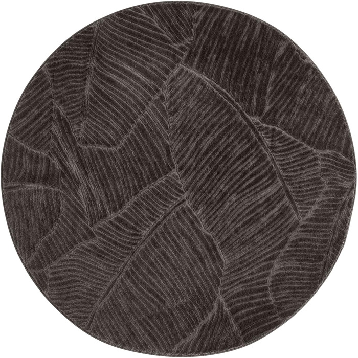 Килимок для ванної кімнати Taracarpet з антиковзаючим покриттям, 80x150 см, зелений з листям