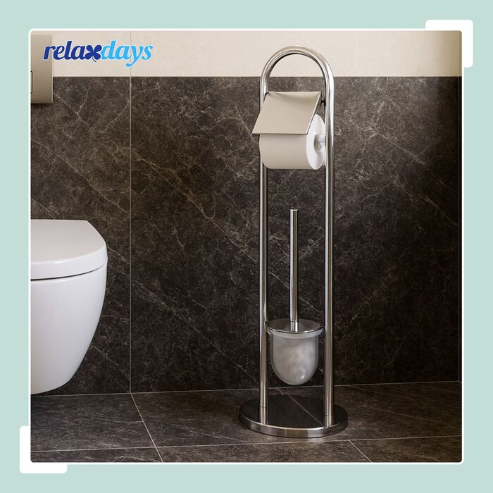 Набір для туалету Relaxdays з нержавіючої сталі