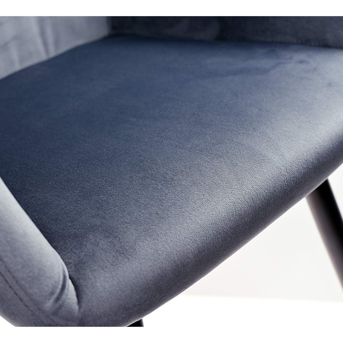 Крісло для гостей CIRA Aktion, сіре, з м'якою оббивкою, для вітальні та їдальні