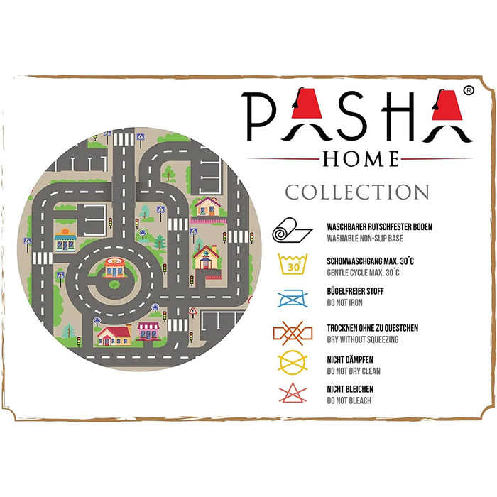 Дитячий килимок Pasha Home 120x180 см, нековзний, м'який, поліестер/фланель.