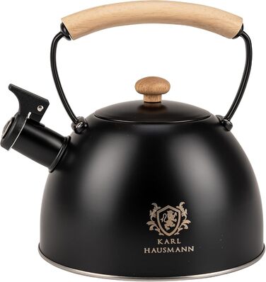 Чайник електричний KARL HAUSMANN Induktion 2.5L з авто-свистком, з нержавіючої сталі для всіх типів плит