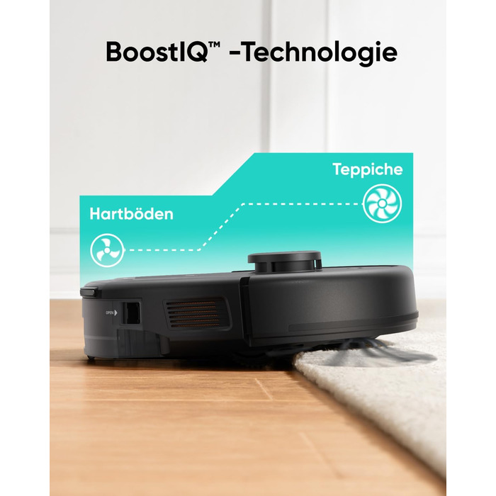 Робот-пилосос eufy L60 з авто-порожненням та функцією миття, 5000Pa, Anti-Hair, iPath-лазерна навігація, для твердих підлог