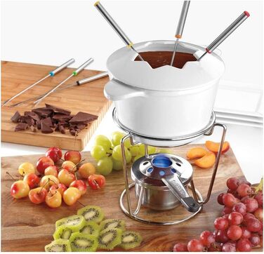 Набір для фондю Cuisinart 13 предметів, чавун, червоний