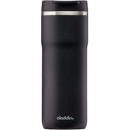 Термокружка Aladdin Barista Java Thermavac 0.47L Lava Black - Зберігає тепло 4 години, не протікає, з нержавіючої сталі, BPA Free, для кави з собою