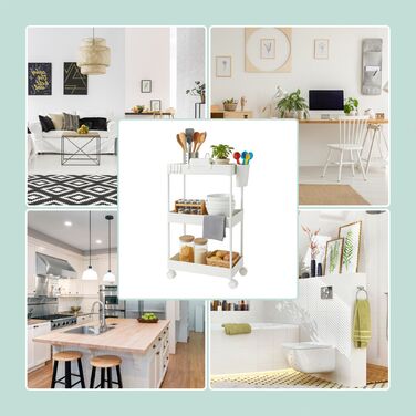 Трьох'ярусна візок Relaxdays