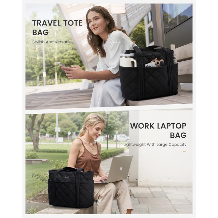 LOVEVOOK Сумка-шоппер для жінок, містка сумка-тоут, 15.6