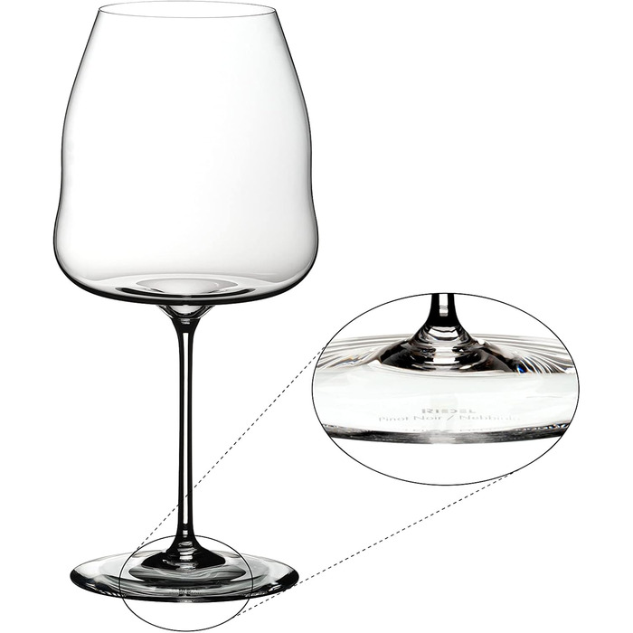 Келих для вина Riedel Winewings, прозорий, (Піно Нуар)