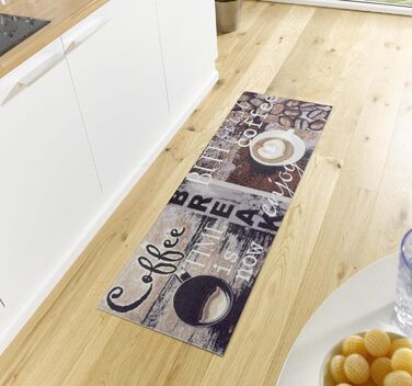 Кухонний килимок Hanse Home Cook & Clean - килимовий килимок для перерви на каву - нековзний, простий у догляді - 50x150см
