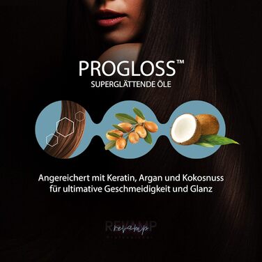 Фен REVAMP Progloss 3850 Featherlite UltraXShine - потужний потік повітря (161 км/год), 2300 Вт для швидшого сушіння з дифузором, для меншого пухнастості та гладкого волосся - Domopolis Exclusive (чорний)